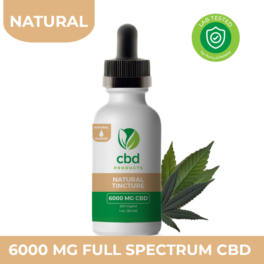 6000MG Full Spectrum Natural Tincture - Top Canna Products